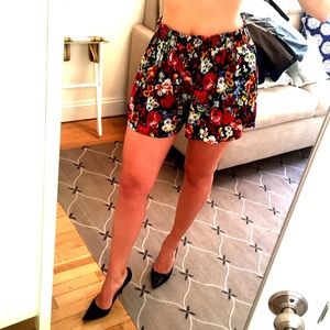 Alice + Olivia Floral Shorts