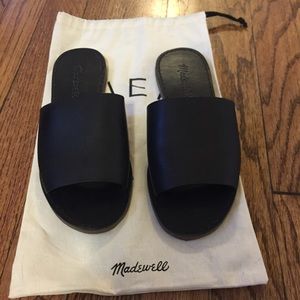 Madewell leather slide sandal size 6