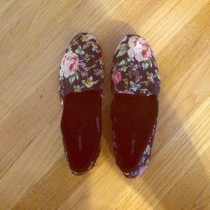 Forever 21 Floral Slip-On Shoes