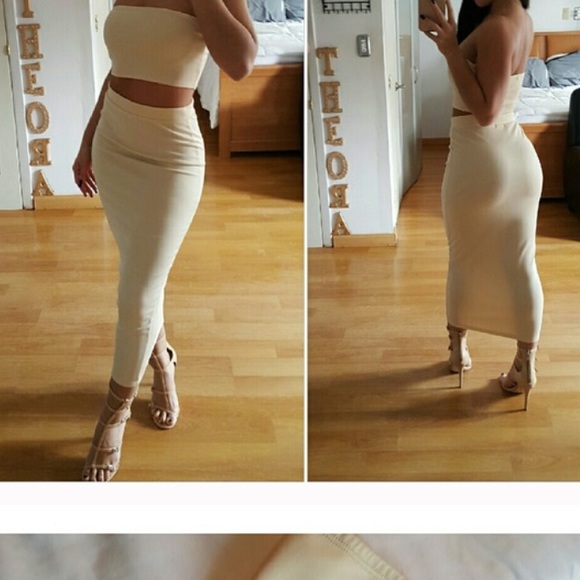 Nude Two Piece Set