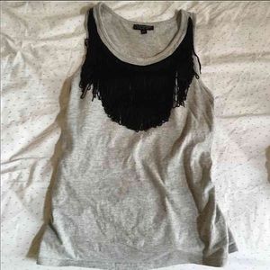 Topshop grey tank top sleeveless