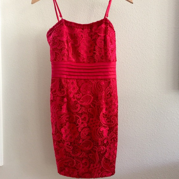 Daisy shoppe red lace dress - Picture 1 of 3