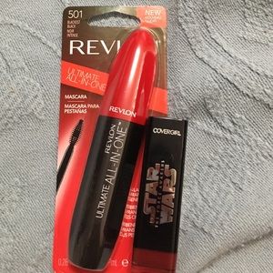 Mascara and lipstick