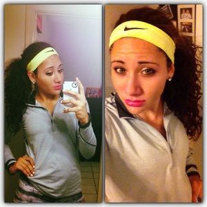 Neon Nike headband
