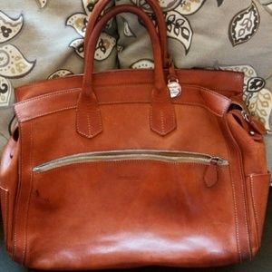 Dooney  and Burke Alto patina tan leather