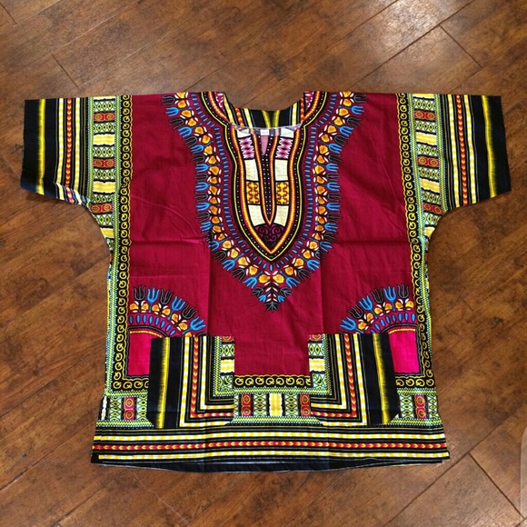 Burgundy Dashiki