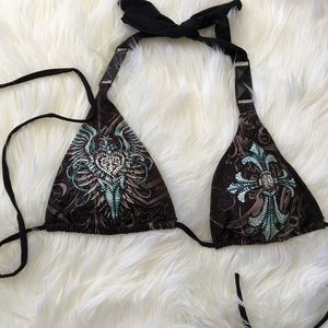 Sinful bling bikini top👙