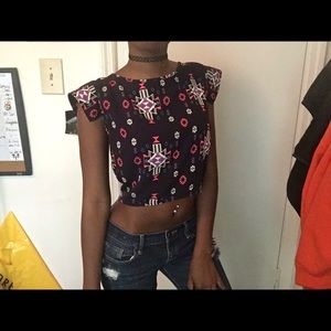 B•Jewel Aztec Print Shirt