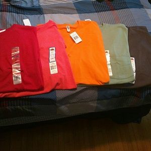 5 Plain Tee Shirt bundle