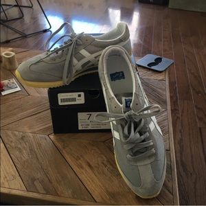 New Grey white and hello sneakers w original box