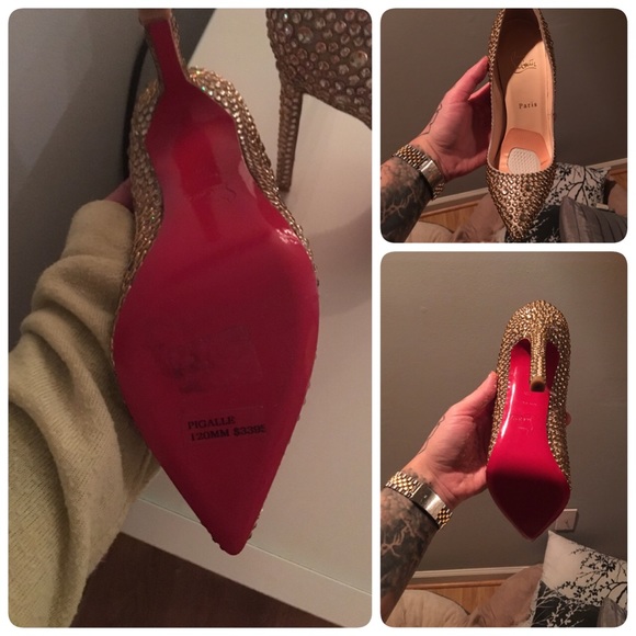 100% authentic Christian Louboutin Pigalle Strass - Picture 4 of 4