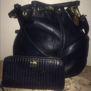 Authentic COACH butter leather purse & wallet