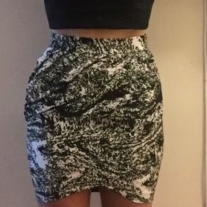 H&M high waisted mini skirt