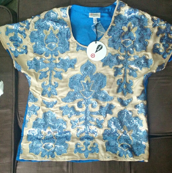 Tracy Reese Sequined Blouse