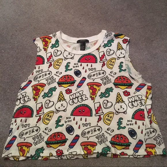 Graphic, spontaneous muscle tee