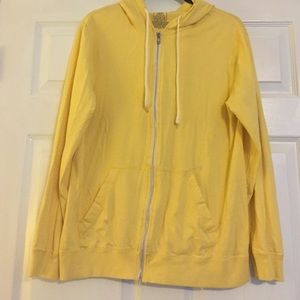 Yellow hoodie