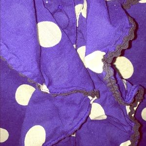 Polka Dot Peplum Top