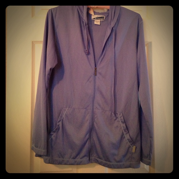 White Sierra insect repelling light weight zip up