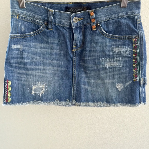 Lucky brand jean skirt