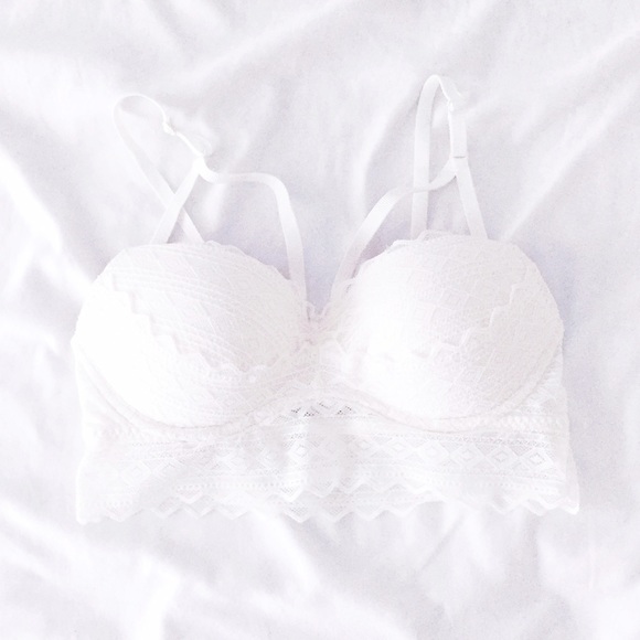 Couch-ella Crotchet Crop Top Bra Victoria's Secret