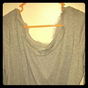 Lane Bryant scoop neck crop top