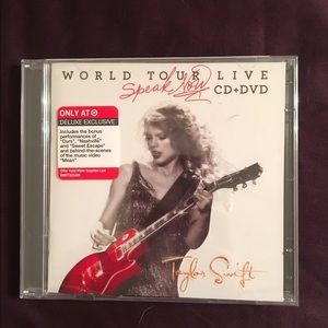 Brand new, unopened Taylor Swift World Tour CD/DVD