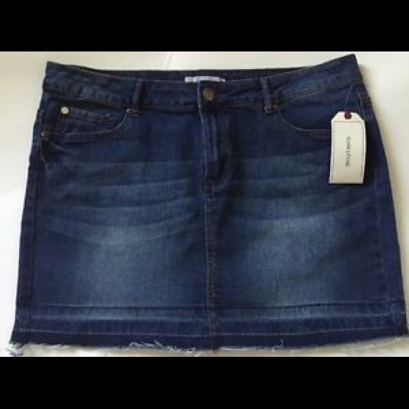 Blue jean skirt