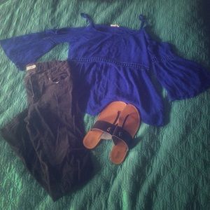 ⚜Black corduroy pants⚜