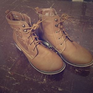 Brown WET SEAL Ankle Boots