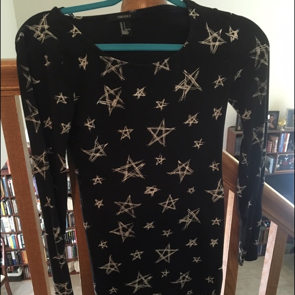 Mid length, starry dress