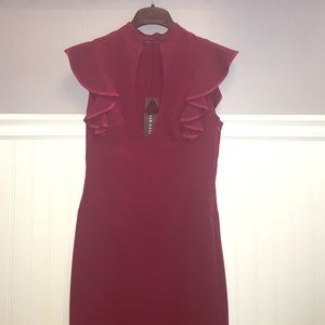 Black Halo Midi Dress Size 6