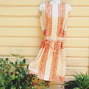 Lovely Vintage Paisley Pattern Sun Dress