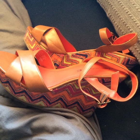 Colorful high wedges - Picture 1 of 2