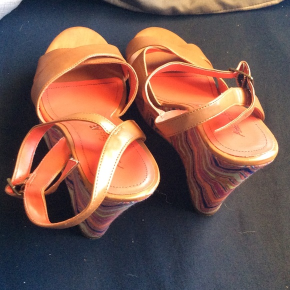 Colorful high wedges - Picture 2 of 2