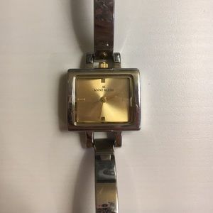 Anne Klein gold and silver watch