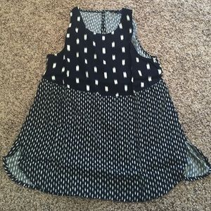 Black+White Madewell Tank