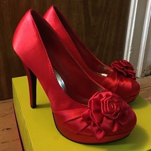 Red high heels