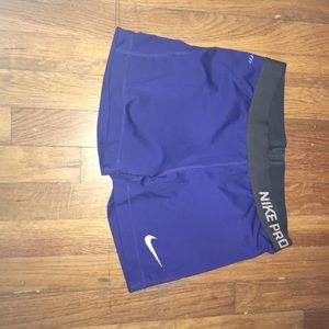 Blue nike pros