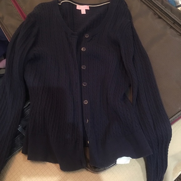 Lilly Pulitzer Navy Cardigan