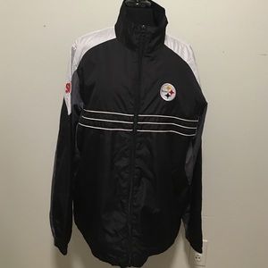 NFL steelers windbreaker Jacket Reebok