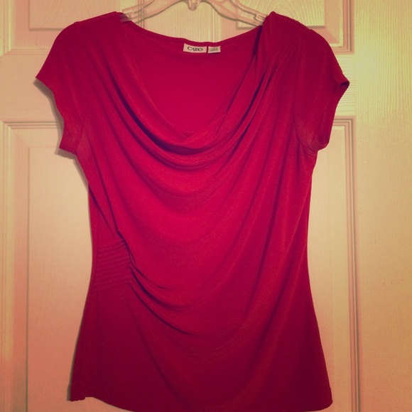 Red dress shirt. Good condition