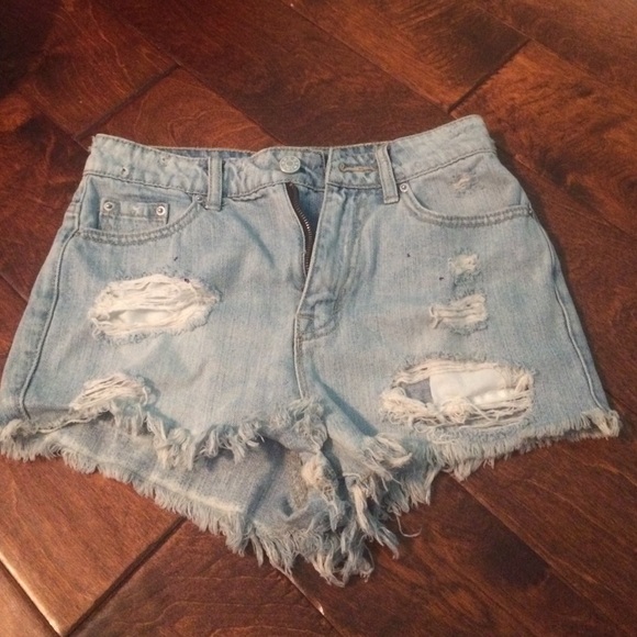 BDG high waisted jean shorts