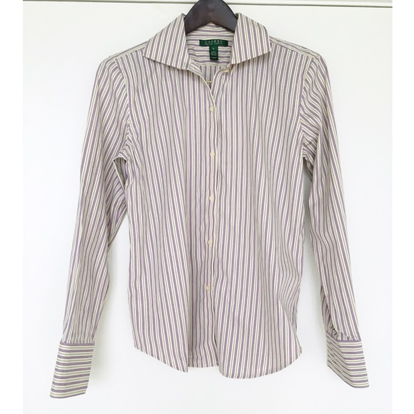 Ralph Lauren Relaxed-Fit Striped Shirt - Picture 2 of 4