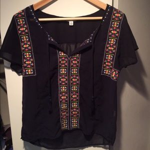 American eagle boho top