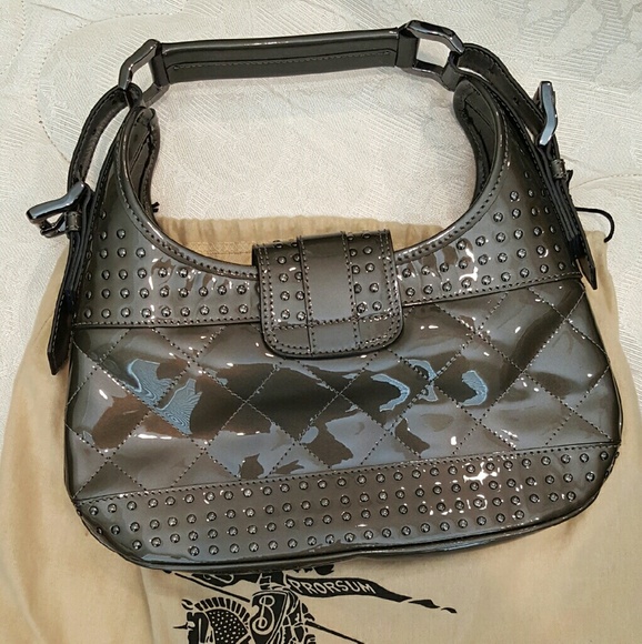 Burberry Prorsum Patent Leather/Studded Bag - NEW - Picture 2 of 4