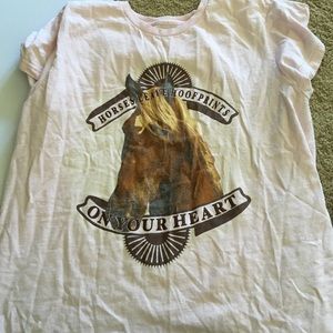 Tshirt with horse