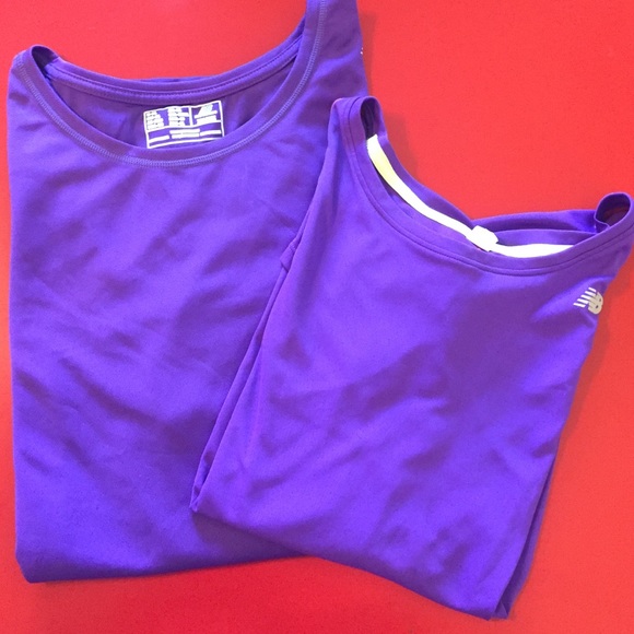 Lot of 2 New Balance Workout Shirts Tops XXXL XL