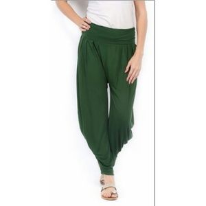 Green trouser pants
