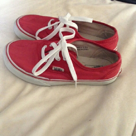 Red Vans