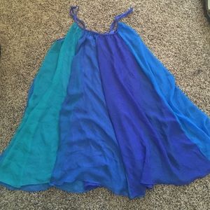 Blue | Teal Free People Resort Dress